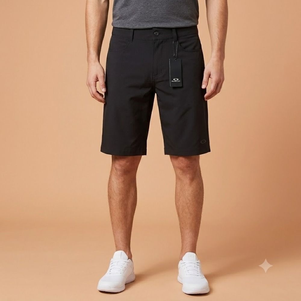 Oakley Baseline Hybrid 21 2.0 Shorts Mens 30 Black Regular Fit NWT